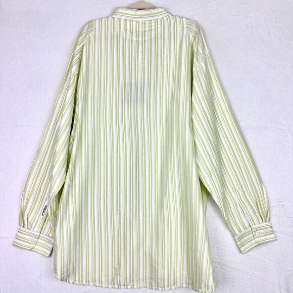 Marithe Francois Girbaud Vintage Stripe Long Sleeve Button Up Shirt Size XXl NWT - Picture 2 of 10